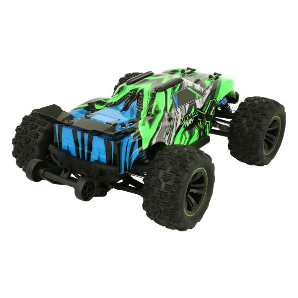 MANIAC Hyper GO Fury Brushed Truggy 1/16 grün/blau